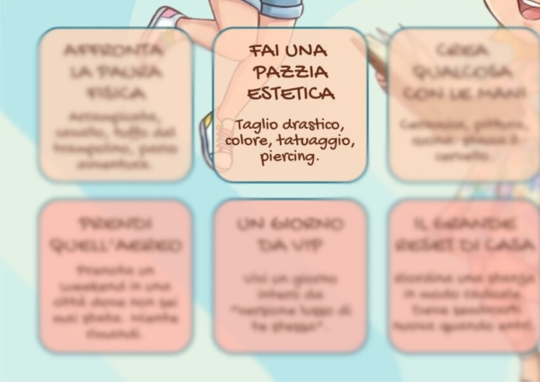 Poster A3 con challenge pratiche ispirate al segno dei gemelli. Un percorso di crescita personale disponibile in versione stampata o digitale.